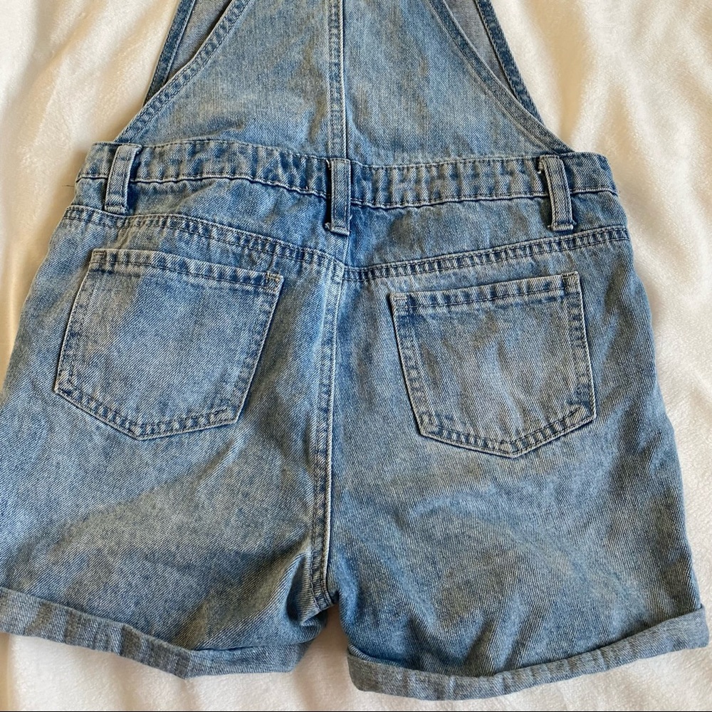 RSQ Collective -Ripped Girls Denim Shortalls - Picture 10 of 13
